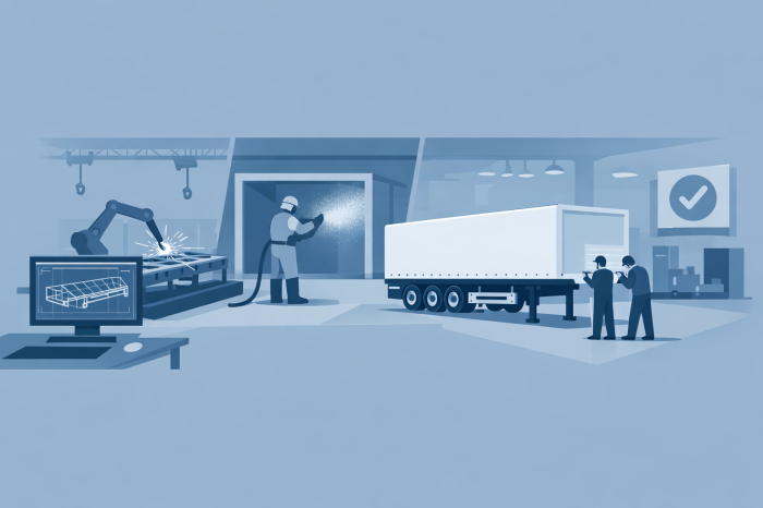 Производство полуприцепов в России: этапы, технологии и контроль качества